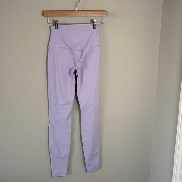 Lululemon Align High Rise Pant 28 inch Lavender Dew Legging Nulu Sz 4 - Picture 8 of 14